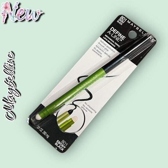 New Maybelline Define-A-Line Mechanical Eyeliner – 801 Ebony Black - Picture 4 of 5